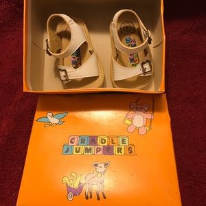 Cradle jumpers Size 1 infant sandals Vintage